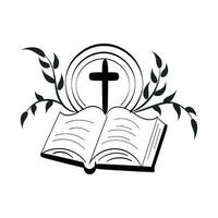 Christian Symbol design for print vector
