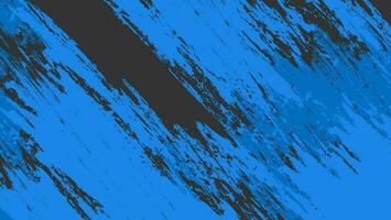 Abstract Blue Grunge Texture Design In Black Background vector