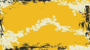 Abstract Yellow Grunge Texture Background Design Template vector