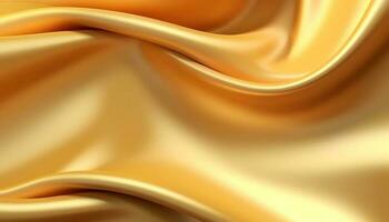 abstrack gold silk background 3d illustration photo