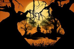 Halloween concept in fantasy photo