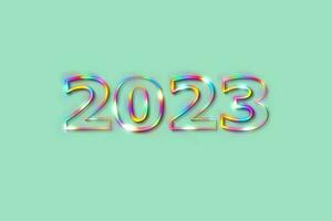 New Year concept 2023 photo