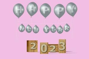 New Year concept 2023 photo