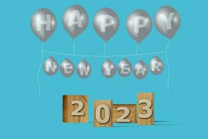 New Year concept 2023 photo