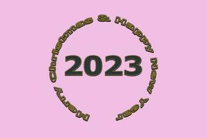 New Year concept 2023 photo