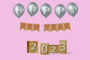 New Year concept 2023 photo