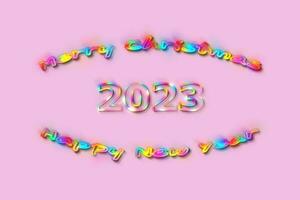 New Year concept 2023 photo