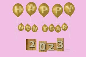 New Year concept 2023 photo