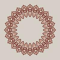 decorative round frame. circle frame. Vector design element.