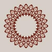 decorative round frame. circle frame. Vector design element.