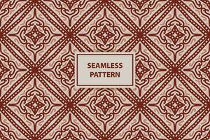 Vector traditional seamless Pattern In Flat Colors