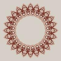 decorative round frame. circle frame. Vector design element.