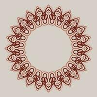 decorative round frame. circle frame. Vector design element.