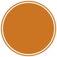 fond rond marron pour le texte. créer des messages, des histoires, des titres, des faits saillants. clipart png transparent