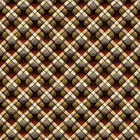 Abstract seamless checkered pattern. Background, texture, fabric, plaid, wrapping paper, wallpaper, brown. AI generated photo