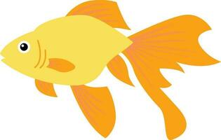 Tropical fish vector cartoon icon. Isolated cartoon icon aquarium animals .Vector illustration tropical fish .