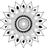 resumen antecedentes con un flor mandala vistoso antecedentes vector