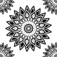 resumen floral ornamento mandala vistoso antecedentes. vector