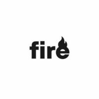 fuego logo diseño, logotipo y vector logo