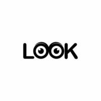 look logo design, logotype and vector logo