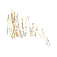 abstract pastel spot on white background. Hand drawn gold crayon scribble texture. Isolate. vector