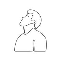 drawing man silhouette pose conceptual vector