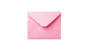 Realistic Envelope Element in Pink Color. photo