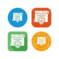 Web Security Vector Icon