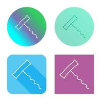 Unique Corkscrew Vector Icon