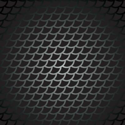 Dark silver and red tech arrows design. Vector steel metal background,dragon snake scale
