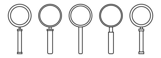 Magnifying Glass, Isolated icon, Vector Illustration 22973190 PNG