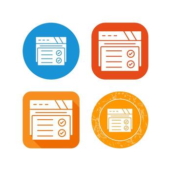 Web Browser Vector Icon