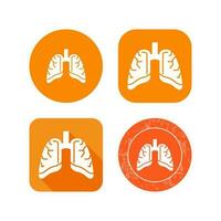 Lungs Vector Icon