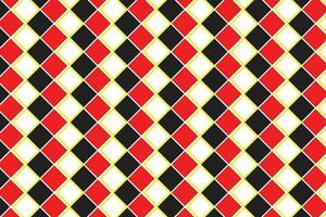 simple modern abstract seamless black red colour square pattern vector