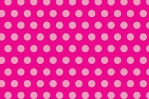 simple abstract seamlees baby pink colour polka dot pattern on pink colour background vector