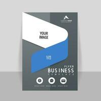 Business abstract vector template. Brochure design, cover modern layout, annual report, poster, flyer in A4 with colorful triangles, geometric shapes for tech, science, market with light background