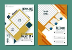 Business abstract vector template. Brochure design, cover modern layout, annual report, poster, flyer in A4 with colorful triangles, geometric shapes for tech, science, market with light background