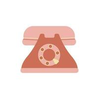 Retro telephone vintage vector