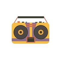 Retro Boombox Vintage Tape Recorder vector