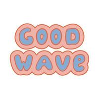 Retro Summer vibes Quote vector