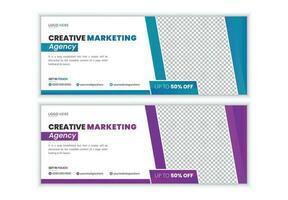 Business Facebook Cover Design vector