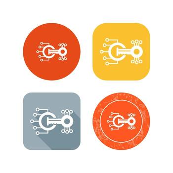 icono de vector de cifrado