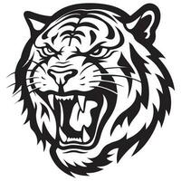 Tigre rostro, Tigre logo, diseño para emblema vector
