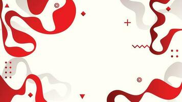 Modern stylish red background with blank space modern futuristic vector