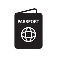 pasaporte icono vector diseño ilustración