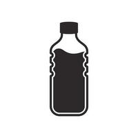 Bottle of water icon. Alcohol drink symbol. Flat Vector illustration