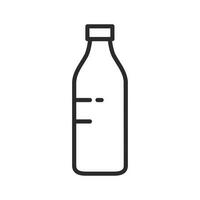 botella de agua icono. alcohol bebida símbolo. plano vector ilustración