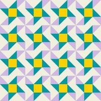 Essential geometric printable seamless pattern with abstract Minimal elegant line form stroke shapes in vibrant colors. Modern simple background in minimalist mid century style vector wall art