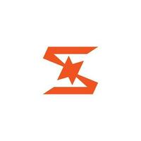 letter s abstract explode geometric simple logo vector