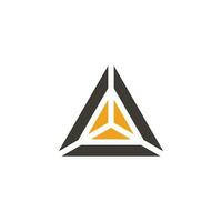 triangle geometric core technology symbol vector
